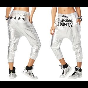 Silver Zumba Harem Pants